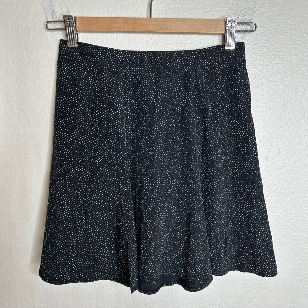 Reformation polka dot mini skirt extra small
